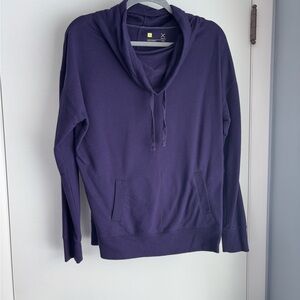 Purple Cowlneck Hoodie